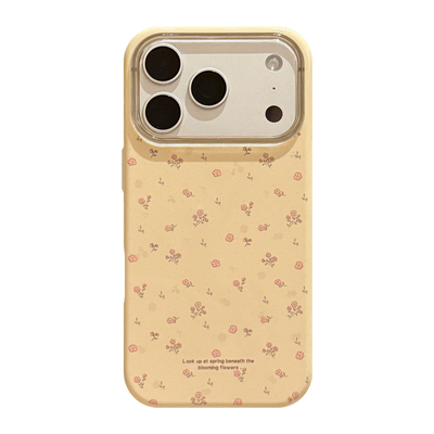 法式温柔风奶系浅色小碎花适用苹果16ProMax手机壳iPhone15简约文艺ins高颜值新款17全包防摔保护套14/13少女