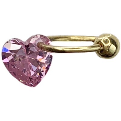 亚比原创在逃公主风钛钢耳骨钉