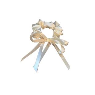 韩系甜美蝴蝶结大肠发圈2025新款头绳少女心气质发绳半扎马尾发饰