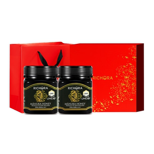 瑞琪奥兰新西兰麦卢卡蜂蜜UMF10+250g*2瓶礼盒装新年礼物实用礼品