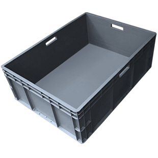 冠宇周转箱长方形带盖加厚EU箱塑料筐胶框特大号收纳箱欧标物流箱