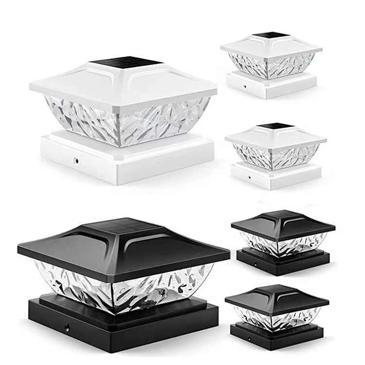 新款太阳能柱头灯防水氛围庭院灯花园别墅护栏灯外墙户外装饰柱子