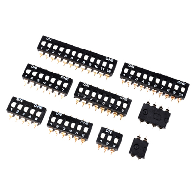 拨码开关拨动平拨编码