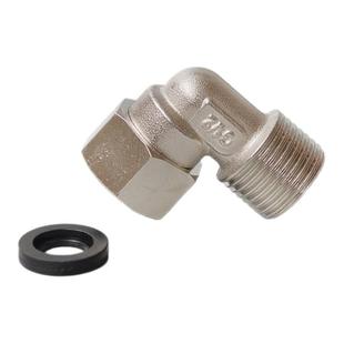 铜弯头活接4分加厚活接弯头热水器配件专用活动接头角阀铜活接ppr