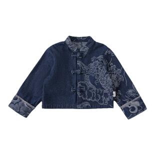 周岁礼服2026春季新款男童唐装新中式儿童汉服国风外套小男孩唐装