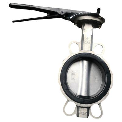 不锈钢对夹式蝶阀手动