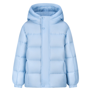雪中飞儿童羽绒服男童2026冬新款连帽女童学生加厚保暖面包服外套