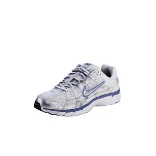 Nike耐克女鞋P-6000老爹鞋银白蓝网面运动鞋缓震跑步鞋BV1021-014