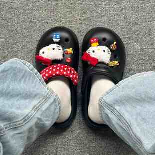 hellokitty鞋花鞋扣可拆卸卡扣洞洞鞋配饰鞋子配件一套高级感装饰