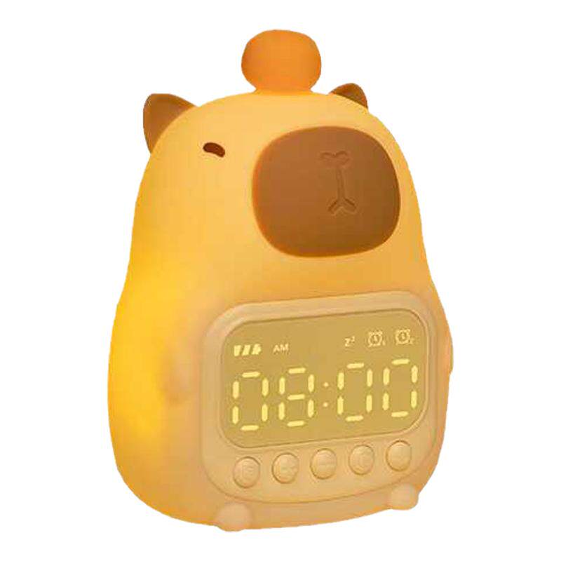 【正版卡皮巴拉】闹钟小夜灯礼物