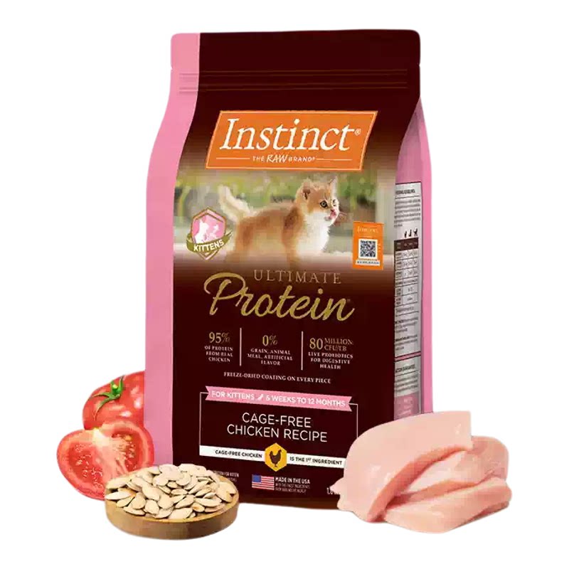 Instinct百利高蛋白护肤美毛猫粮