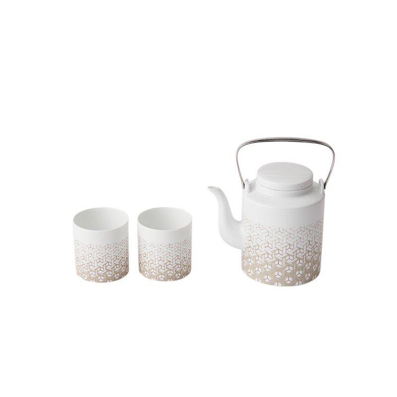 「上下」提梁壶瓷器茶具套装
