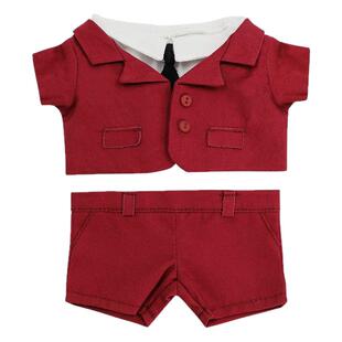 20cm娃衣棉花娃娃衣服labubu娃衣套装无属性西装酷帅制服领带西裤