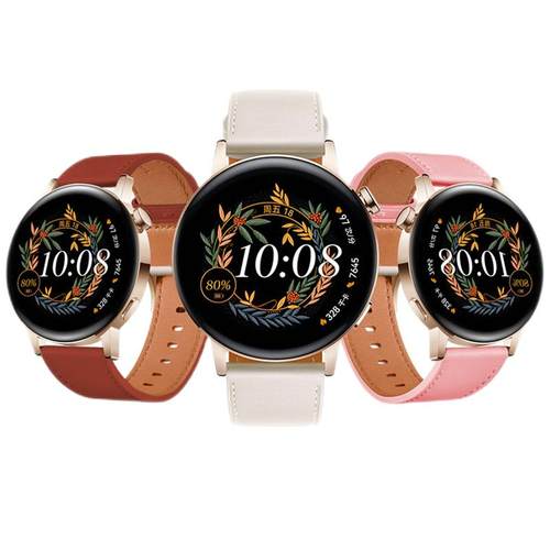 适用华为gt3手表GT6表带GT5手表watch5同款gt2真皮GT4女链4watchgt4智能腕表新款pro荣耀magic2运动冬高级2e