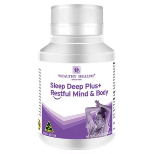 澳洲原装进口Wealthy Health安睡舒心宝60粒健康安睡保健助眠