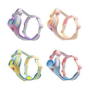狗狗多巴胺工字型胸背带牵引绳防勒脖宠物中小型犬外出背心遛链子