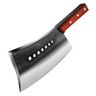 七星斩骨刀屠夫专用断骨刀高锰钢剁大骨刀高硬度砍骨头专用剁骨刀