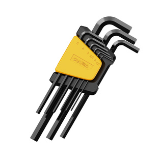 得力内六角扳手套装六棱六方六角六边形螺丝刀加长小内6角匙工具