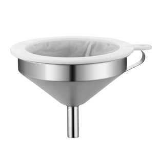 超密过滤网超细漏斗不锈钢家用自酿酒滤酒器酵素白酒葡萄酒过滤器