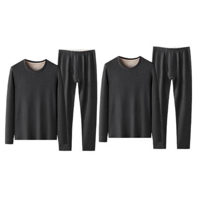 男士青少年保暖内衣套装秋衣秋裤初中高中生学生加厚加绒德打底冬