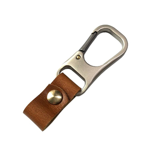 真皮腰挂钥匙扣纯手工牛皮钥匙链定制专用汽车钥匙扣男士简约复古