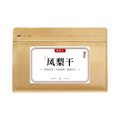 牧果人厚切凤梨干186g