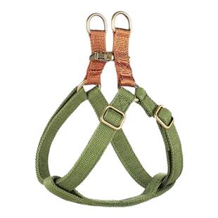 宠物胸背狗狗牵引绳狗胸背刻字防丢小型犬博美比熊背心式遛狗狗链