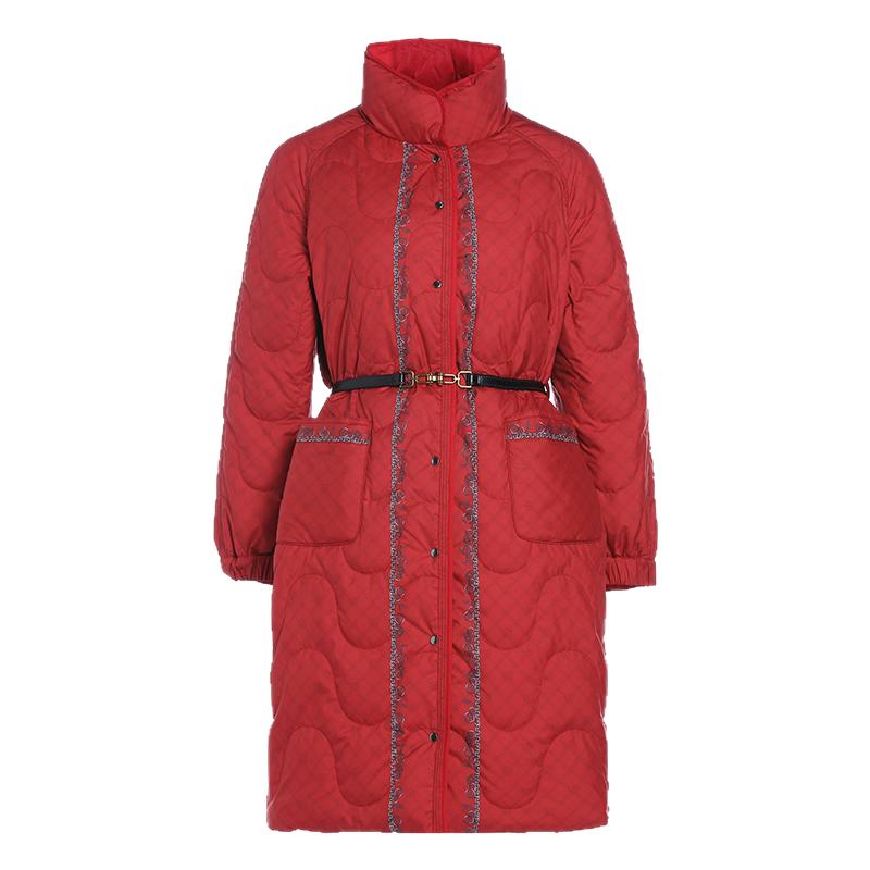 【90%鹅绒】乔万尼羽绒服商场同款新品双面穿收腰设计ET4T938101