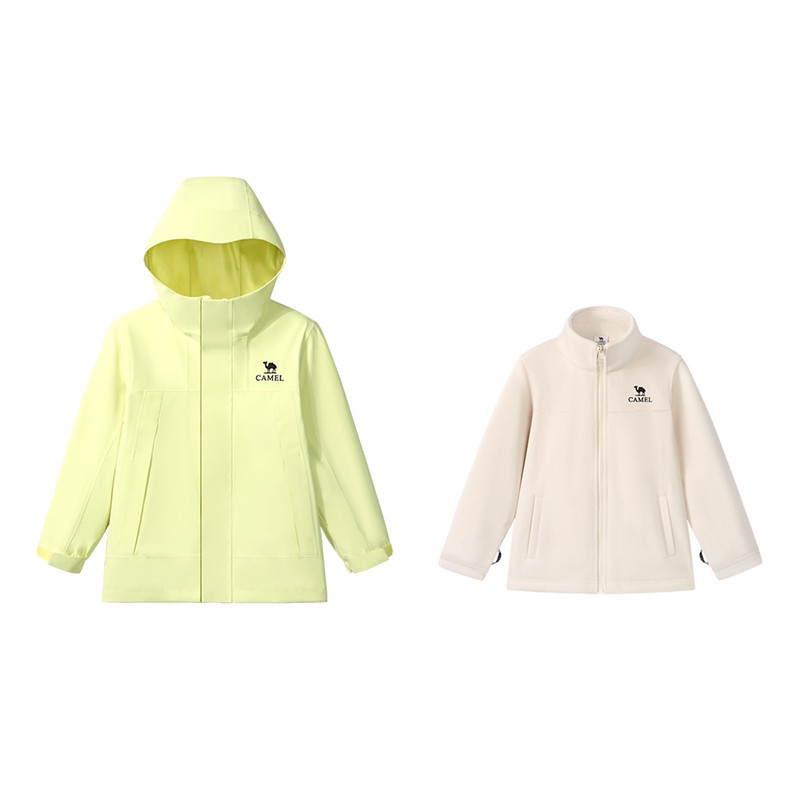 骆驼儿童冲锋衣防水户外登山服