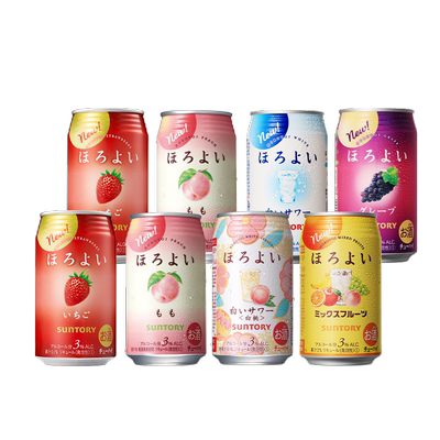 三得利和乐怡鸡尾酒微醺果酒8罐