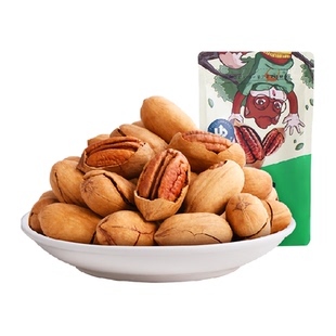 三只松鼠碧根果2025年新货坚果炒货干果山核桃奶油味长寿果零食