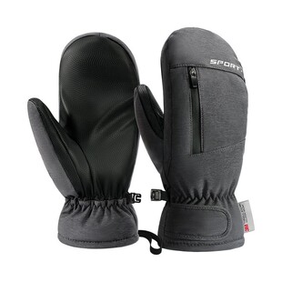 滑雪手套单双板专业女防水防滑户外保暖骑行防风五指手套男冬季