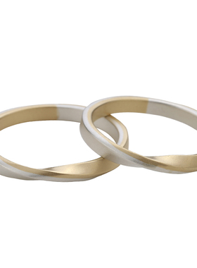 小众设计闭口莫比乌斯戒指定制