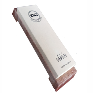 日本进口KING砥石磨刀石1000目/6000目S1-S3/F3厨刀剪刀厨师理发