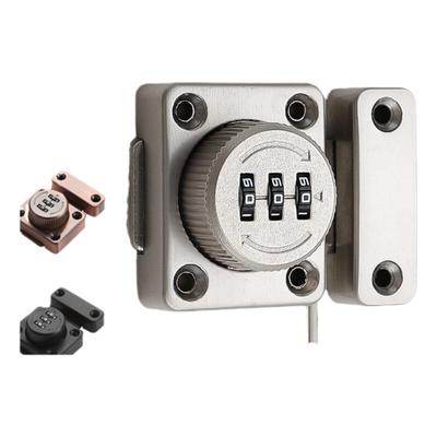 免打孔密码搭扣锁抽屉锁鞋柜锁门锁扣卡扣防盗安全锁双开柜锁柜门