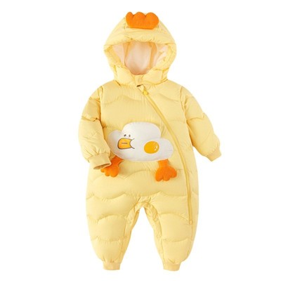 婴幼儿羽绒服连体衣男女童加厚萌
