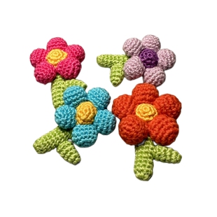 小红书ins明星同款生如夏花蕾丝线手工编织小花胸针夏天清爽配饰