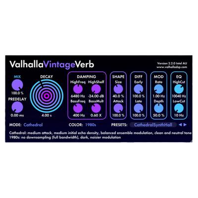 瓦哈拉效果器Valhalla十套合集