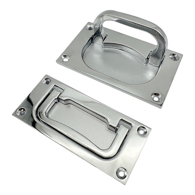 舱盖拉手不锈钢316面板折叠把手