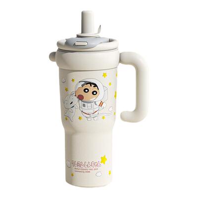 正版蜡笔小新吸管保温冰霸杯