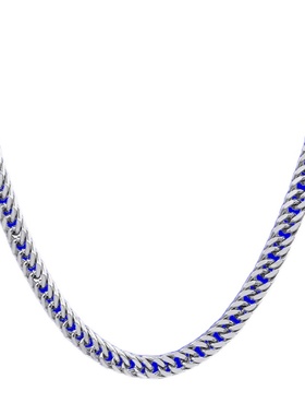 夏季基础简约古巴链Hiphop钛钢