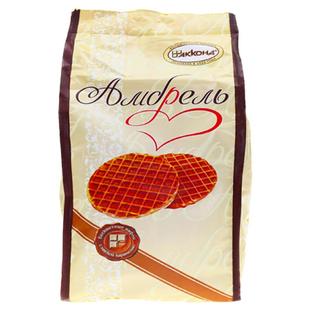 俄罗斯奥特威化巧克力拉丝饼干进口花生焦糖夹心阿孔特休闲零食品