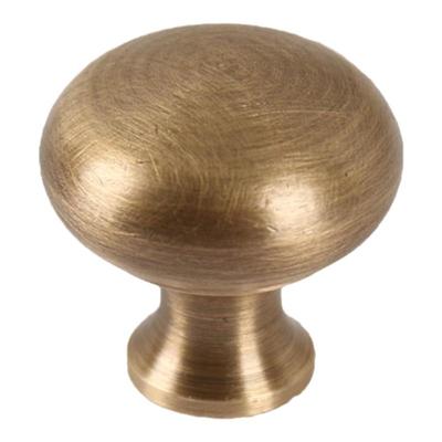 单孔纯铜拉手圆球抽屉实心铜把手