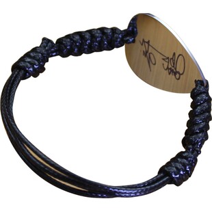 吉他拨片手链刻字定制电摇滚朋克配件缝纫机同款可弹奏金属拨弦片