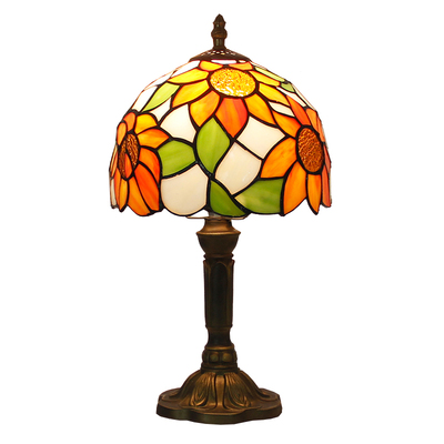 蒂凡尼灯饰玻璃卧室台灯美式玻璃