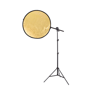 芯鲜SH31P小型反光板支架便携摄影横杆反光板横臂可伸缩多角度旋转柔光板打光板t型固定支架