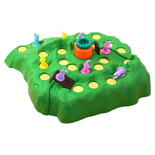 儿童兔子陷阱玩具双人对战桌游益智力思维训练亲子互动闯关游戏棋