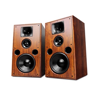班龙BalenaldBH22发烧音响hifi音箱大功率12寸家用木书架无源音箱