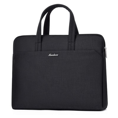 加厚海绵手提防水商务公文包会议电脑包资料袋文件袋男士大容量