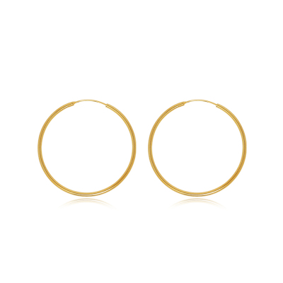 G/S时髦高级简约百搭素圈耳环